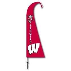 Wisconsin Badgers - Feather Flag 