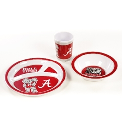 Alabama Crimson Tide - Kids 3 Pc. Dish Set 