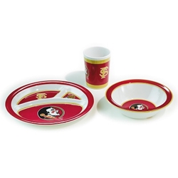 Florida State Seminoles - Kids 3 Pc. Dish Set 