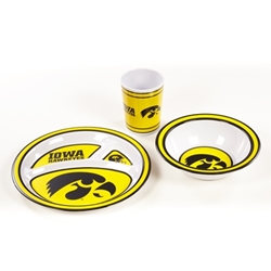 Iowa Hawkeyes   - Kids 3 Pc. Dish Set 