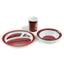 South Carolina Gamecocks - Kids 3 Pc. Dish Set 