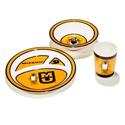 Missouri Tigers - Kids 3 Pc. Dish Set 