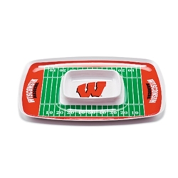 Wisconsin Badgers - Chip & Dip Tray 