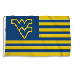 West Virginia Mountaineers - 3 Ft. X 5 Ft. Flag W/Grommets 