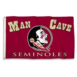 Florida State Seminoles - Man Cave 3 Ft. X 5 Ft. Flag W/ 4 Grommets 