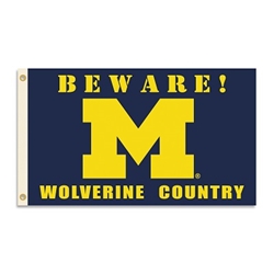 Michigan Wolverines - 3 Ft. X 5 Ft. Flag W/Grommets - Country 