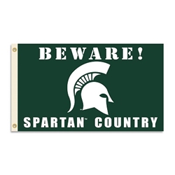 Michigan State Spartans - 3 Ft. X 5 Ft. Flag W/Grommets - Country 