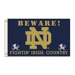 Notre Dame Fighting Irish - 3 Ft. X 5 Ft. Flag W/Grommets - Country 