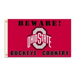 Ohio State Buckeyes - 3 Ft. X 5 Ft. Flag W/Grommets - Country 