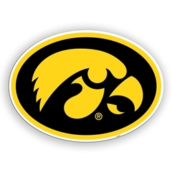 Iowa Hawkeyes   - Vinyl Magnet 