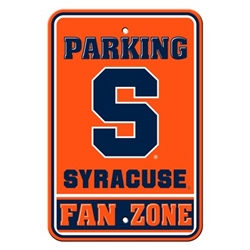 Syracuse Orange - 12" X 18" Plastic Parking Sign 