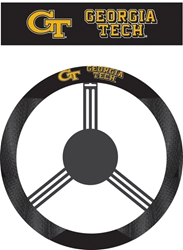 Georgia Tech Yellow Jackets - Poly-Suede Steering Wheel Cover 