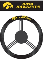 Iowa Hawkeyes   - Poly-Suede Steering Wheel Cover 