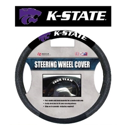 Kansas State Wildcats  - Poly-Suede Steering Wheel Cover 