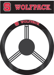 N. Carolina State Wolfpack - Poly-Suede Steering Wheel Cover 