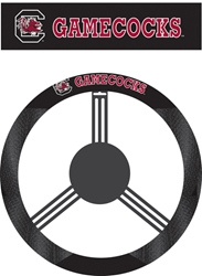 South Carolina Gamecocks - Poly-Suede Steering Wheel Cover 