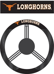 Texas Longhorns - Poly-Suede Steering Wheel Cover 