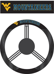 West Virginia Mountaineers - Poly-Suede Steering Wheel Cover 