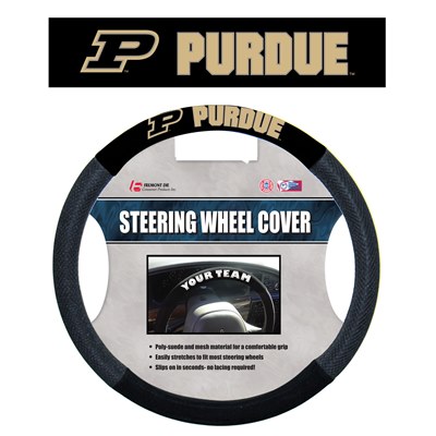 Purdue Boilermakers - Poly-Suede Steering Wheel Cover 