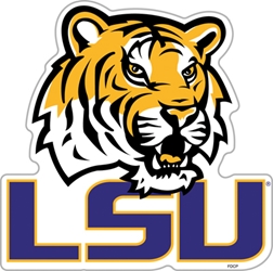 LSU Tigers - Vinyl Magnet 