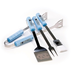 North Carolina Tar Heels - 4 Pc Bbq Set 