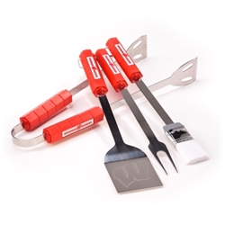 Wisconsin Badgers - 4 Pc Bbq Set 