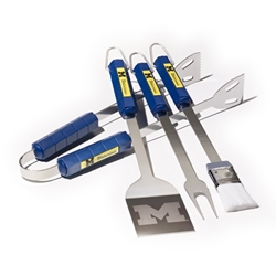 Michigan Wolverines - 4 Pc Bbq Set 