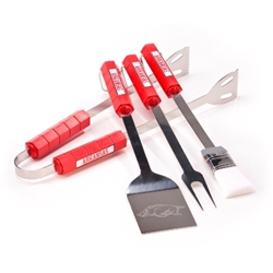 Arkansas Razorbacks - 4 Pc Bbq Set 