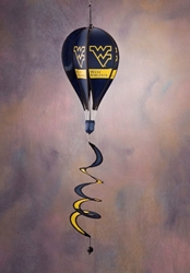 West Virginia Mountaineers - Hot Air Balloon Spinner 