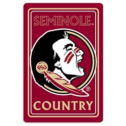 Florida State Seminoles - Metal Sign 12" x 18" 