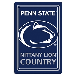 Penn State Nittany Lions - Metal Sign 12" x 18" 