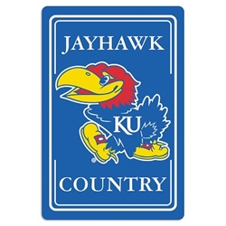 Kansas Jayhawks - Metal Sign 12" x 18" 