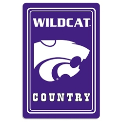 Kansas State Wildcats  - Metal Sign 12" x 18" 