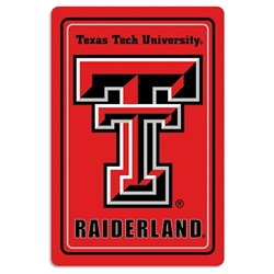 Texas Tech Red Raiders - Metal Sign 12" x 18" 