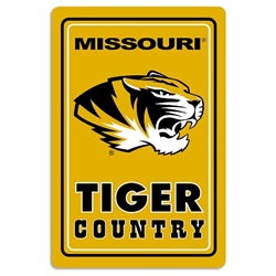 Missouri Tigers - Metal Sign 12" x 18" 