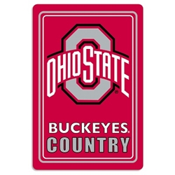 Ohio State Buckeyes - Metal Sign 12" x 18" 