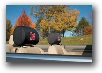 Nebraska Cornhuskers - Headrest Covers Set Of 2 