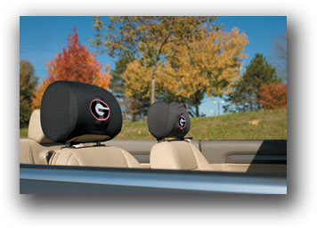 Georgia Bulldogs - Headrest Covers Set Of 2 