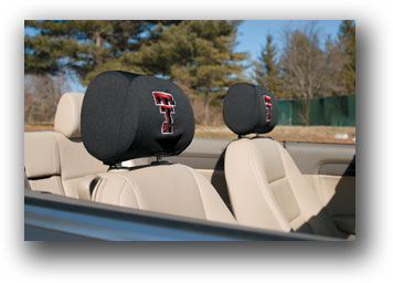 Texas Tech Red Raiders - Headrest Covers Set Of 2 