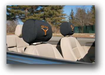 Texas Longhorns - Headrest Covers Set Of 2 