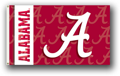 Alabama Crimson Tide - 2-Sided 3 Ft. X 5 Ft. Flag W/Grommets 