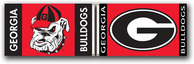 Georgia Bulldogs - 2-Sided 3 Ft. X 5 Ft. Flag W/Grommets 