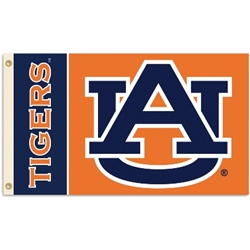 Auburn Tigers - 2-Sided 3 Ft. X 5 Ft. Flag W/Grommets 