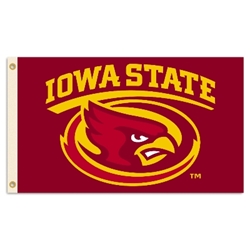 Iowa State Cyclones - 2-Sided 3 Ft. X 5 Ft. Flag W/Grommets 