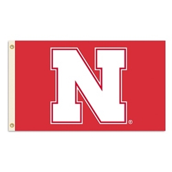 Nebraska Cornhuskers - 2-Sided 3 Ft. X 5 Ft. Flag W/Grommets 