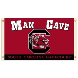 South Carolina Gamecocks - Man Cave 3 Ft. X 5 Ft. Flag W/ 4 Grommets 