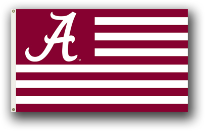 Alabama Crimson Tide - 3 Ft. X 5 Ft. Flag W/Grommets 